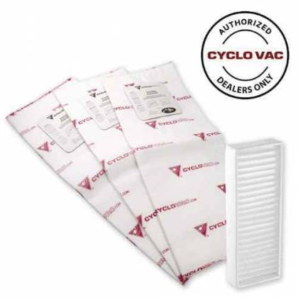 Cyclovac Bags Heavy Duty Bags 3pk With Filter