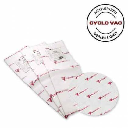 Cyclovac E100 GS110 Bags 3pk with Filter