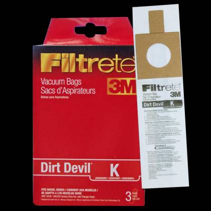 Dirt Devil K Bags 3pk