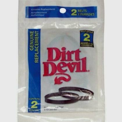 Dirt Devil Style 2 Belt 2pk