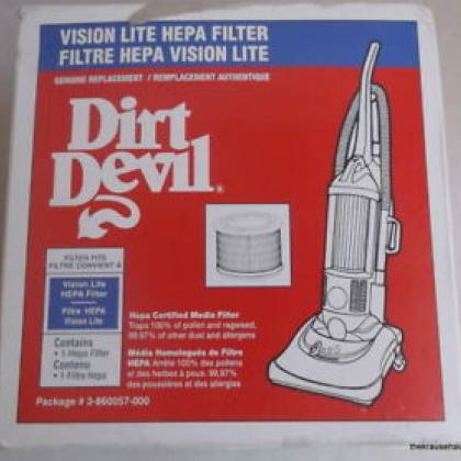 Dirt Devil Vision Lite Hepa Filter