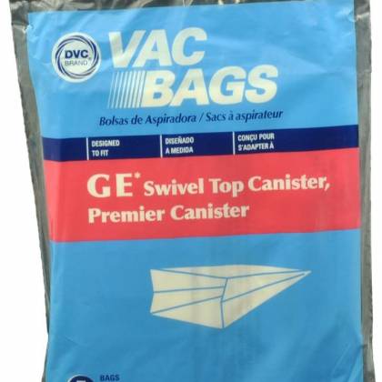 GE Swivel Top Canister Bags 5pk