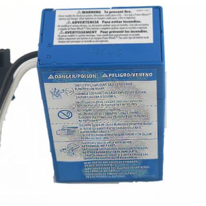 Fisher Price 00801-1457 Power Wheels Blue 6V Battery Genuine 4 Amp BRAND NEW! 