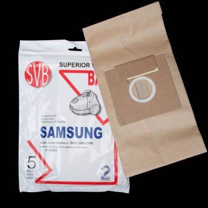 Samsung Canister 3500, 5900, 6300 Beetle Bags 5PK Paper