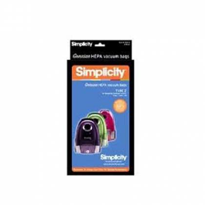 Simplicity Z Bags 6 pk fits Snap Jack Jill Riccar Moon Sun Pizzazz also Bissell 2037270