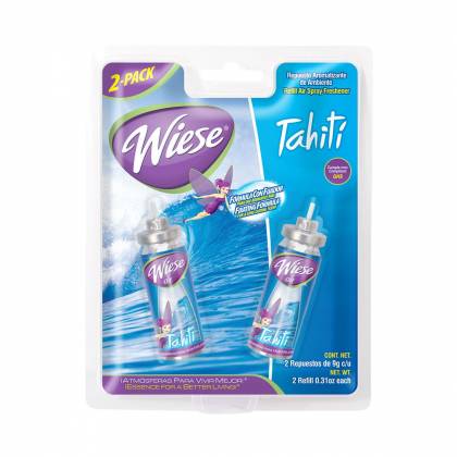 Wiese Tahiti Spray Air Freshener Refill 9g 2pk